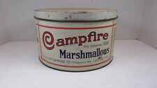 Antique Campfire Marshmallows Advertising Tin Large 5lb 10