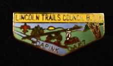 Vintage OA Order of the Arrow BSA Hatpin: WOAPINK 167 - Lincoln Trails Council picture