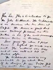 c.1935 Mary Oliver handwritten letter, 