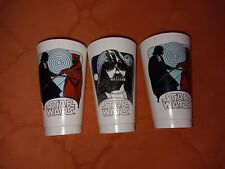 Lot Of 3 1977 Starwars 7-11 Collector Cups picture