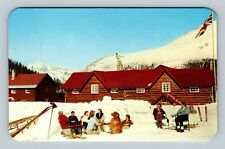 Banff AB, Sunshine Ski Lodge, Alberta Canada Vintage Postcard picture