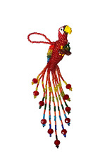 BEADED PARROT , HAND MADE IN MEXICO , 5