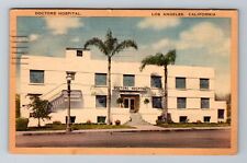 Los Angeles CA-California, Doctors Hospital, Antique Vintage c1944 Postcard picture
