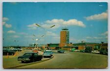 Transportation~Port Of Columbus Airport~Columbus Ohio~Vintage Postcard picture