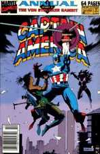 Captain America Annual #10 Newsstand Cover (1971-1994) Marvel picture