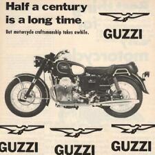 MOTO GUZZI MOTORCYCLES 1971 PRINT AD VINTAGE AMBASSADOR 750 ITALY ITALIAN BIKE picture