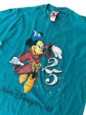 Vintage Mickey Inc. T-Shirt Adult Large Walt Disney World 25th Anniversary NWOT picture