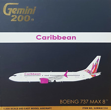 Gemini Jets 1/200 G2BWA1132 Boeing 737 MAX 8 Caribbean Airways 9Y-CAL picture