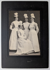 1900s Antique Cabinet Card Nurses Uniform Canton, Ohio Vintage Photograph ID'd picture