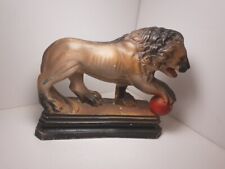 RARE Vintage Carnival Prize Chalkware Chalk Ware Lion Mane picture