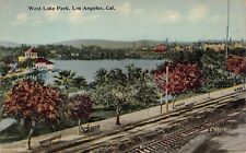 Los Angeles CA Metro Railroad Westlake MacArthur Park station Vtg Postcard B32 picture