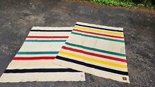 Vintage 3.5 point Hudson Bay AND Early's Whitney Point Blanket - Great Condition picture
