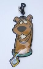 Six Flags Vinyl Scooby Doo Backpack Clip Season Pass ID Holder Luggage Tag NOS picture