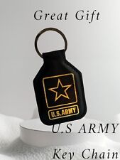 2pcs X US ARMY LOGO  WITH ARMY STRONG STAR LOGO KEY CHAIN COIN SOLDIER FOR LIFE picture