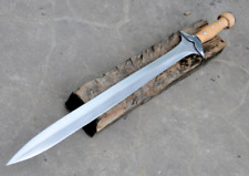 Custom Handmade D2-Tool Steel Blade Greek Xiphos Sword Camping Sword picture