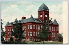 Independence Kansas~Conical Corner Turrets~Montgomery County High School~c1912 picture