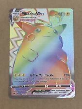 Pokemon Vivid Voltage Pikachu Vmax Rainbow Full Art 188/185. picture