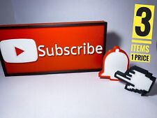 Youtube Subscribe Icon Decoration Sign picture