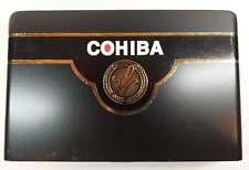 Cohiba Wood Cigar Box Empty Weller Black Robusto Red Dot 11.50 x 7.25 x 2 picture