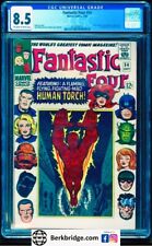 FANTASTIC FOUR 54 CGC 8.5 UNPRESSED See Grader Notes 🔥 3rd BLACK PANTHER 3/66 picture