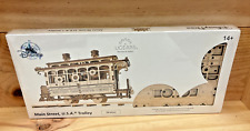 Disney Parks UGEARS Main Street USA Trolley  180 pc 3D Wooden Model - SEALED NEW picture
