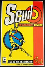 Scud the Disposable Assassin #1 Signed By Rob Schrab -Fireman 1994 1st App RARE picture