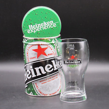 Heineken Experience Branded Souvenir Glass & Tin, .25L, Amsterdam Brewery Tour picture
