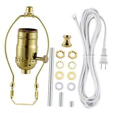 Lamp Making Kit,Make a Lamp or Repair Kit,3-Way Lamp Socket with 1 Gold picture