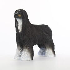 Afghan Hound Figurine Hand Painted Collectible Statue Black picture