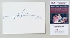 Henry Kissinger Signed Autographed 4.5 x 6 Card JSA Secretary Of State Nobel 2 picture