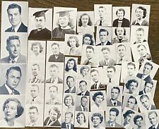Vtg'50 School Yearbook People Portrait Photo Lot~Junk Journal,Collage Art,Crafts picture