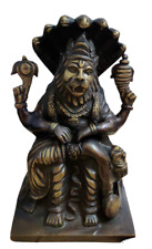 @ Indian Traditional Brass Idol Narasimha Statue Killing Hiranyakashyap picture