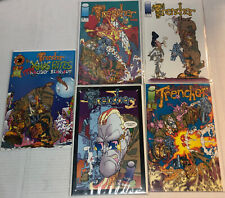 Trencher (1994) #1-4 + X-Mas Bites Blowout VF/NM Complete Set ~ Black Ball comic picture
