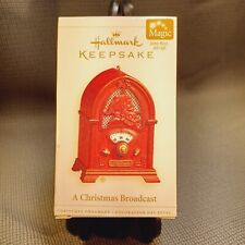 HALLMARK KEEPSAKE ORNAMENT - A CHRISTMAS BROADCAST - MAGIC Lights/Sound - 2006 picture