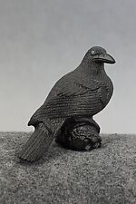Crow Zuni Fetish Carving - Travis Lasiloo picture
