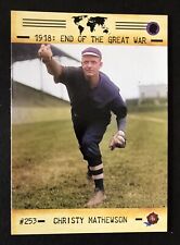 Christy Mathewson HISTORIC AUTOGRAPHS 1918 End of the Great War  #253 picture