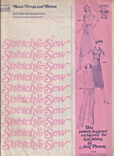 1505 STRETCH & SEW  c.1978 - Basic DRESS & TOP - B 30-44