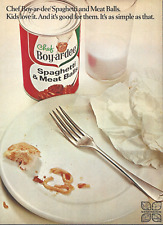 1971 Chef Boyardee Spaghetti & Meat Balls Kids Love It vintage Print AD picture
