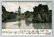 Louisville KY-Kentucky, Chapel, Cave Hill Cemetery, Vintage c1907 Postcard picture