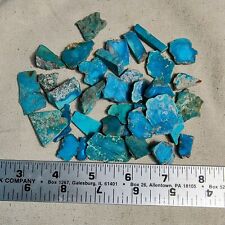 Blue Old Stock Turquoise Rough Stone Gem Faced 73 Gram Lot 38-12 picture