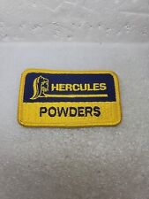 HERCULES POWDERS RELOADER AMMO 1912 - 2008 ADVERTISING LOGO PATCH SEW ON picture