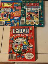 Vintage Lot of 3 Laugh Comics Digest Magazines picture