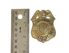 Vintage Obsolete Constable Badge Poweshiek County Iowa 22 Years picture