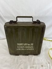 WW2 GERMAN/ ITALIAN MORTAR AMMO CASE WW2 81mm Model 35 Mortar With Tubes picture