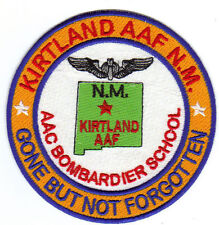 ARMY AIRFIELD PATCH, KIRTLAND AAF, NM, BOMBARDIER SCHOOL, GBNF,     Y picture