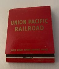 Matchbook Union Pacific Railroad  Full Unstruck picture