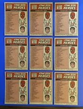1974 (PRE 1975 ) TOPPS MARVEL COMIC BOOK HEROES STICKER FULL 22 STICKER TEST SET picture