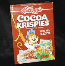 Vintage Kellogg's Cocoa Krispies Cereal Box 1990s 1993 Coco Fun Kit Offer picture