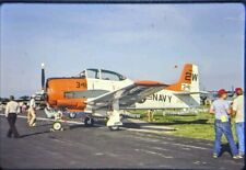 Original aircraft slides - T-28B Trojan - USN  Navy 1986 Airshow Ohio Lot Of 4 picture