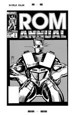 Bill Sienkiewicz Rom Annual #2 Rare Large Production Art Cover picture